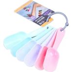 6'lı Plastik Baharat Kaşığı ROYALEKS-68365 - Renkli