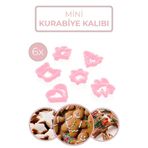 6lı Şekilli Kurabiye Kalıbı Adam Kelebek Yıldız Ağaç Kalp Desenli Şeker Hamur Kesici Şekil