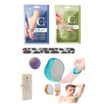 6'lı Set Ayak Bacak Bakım Maskesi Ağrısız Epilasyon Tüy Alma Taşı Sigisi Töprü Peeling Nem Topu