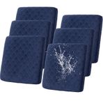 6'lı set su geçirmez dış mekan koltuk minderi kılıfı, esnek, yıkanabilir baskılı yastık koruyucu, evcil hayvanlar için, mobilya koruması, kanepeler ve dış mekanlar için ideal
