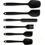 6lı Takım Yanmaz Yapışmaz Mutfak Pasta Slikon Yumurta Fırçası Kaşık Bıçak Spatula Seti