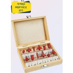 6mm Ahşap Freze Uç Seti 12 Parça
