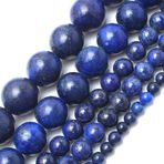 6mm/8mm/10mm Doğal Taş Boncuklar Takı Yapımı Kendin Yap Boncuklar (Lapis Lazuli, 6mm)