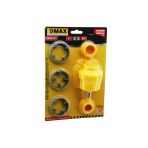 6PCS PLASTİK SU BORUSU DIŞ DİŞ AÇMA MATKAP UCU 1 - 1/2 - 3/4 (2818)