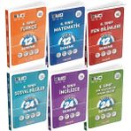 6,sınıf Sarmal Deneme Matematik-Türkçe-Fen Bilimleri-Sosyal Bilgiler-Ingilizce-Din Kültürü 6 Lı Set