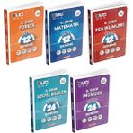 6,sınıf Sarmal Deneme Türkçe-Matematik-Fen Bilimleri-Sosyal Bilgiler-Ingilizce 5 Li Set