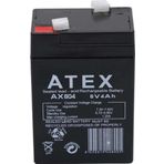 6V4Ah/20HR ATEX VALVE REGULATED RECHARGEABLE BATTARY - 6 VOLT 4 AMPER AKÜ ŞARJ EDİLEBİLİR. - Eski Akü İadesiz