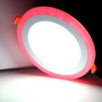 6W (3 -3W) Çift Renk Led Panel Spot Armatür Beyaz
