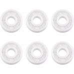 6x 608 Tam Seramik Rulman Zro2 Rulman 8MMX22MMX7MM Zirkonya Oksit Rulman (Yurt Dışından) - Set - Beyaz