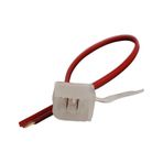 6x12mm Tek Yönlü İğneli Neon Soketi Konnektör Kablo 12 Volt Besleme Fişi Fiş Aparatı 5 Adet