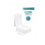 6X17 Kantar Fişi 2 Nüsha 1000 Adet , Beyaz Otokopili Sürekli Form (6''X17 Cm)