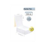 6x17 Kantar Fişi 2 Nüsha Beyaz + Sarı , 1000 Adet , Otokopili Sürekli Form 6''x17 Cm