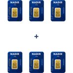 6X2.5 gr 24 Ayar Külçe Altın