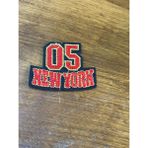 6x5 cm Ütü Ile Yapışan Nakış Işleme New York Yazı Arma Aplike