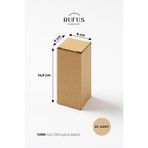 6x6x14,5cm Kilitli Kraft Kutu 25 Adet