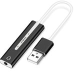 7.1 Usb Harici Stereo Ses Karti 3.5Mm Cevirici Donusturucu Ses Karti 5072