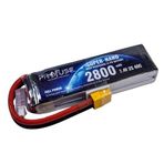 7.4 V 2S Lipo Batarya-Pil 2800 mAh 40C