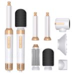 7 Başlıklı İyonik Saç Şekillendirici Saç Kurutma Fön Makinası 7İn1 Multi Styler 110000 Rpm 1400W