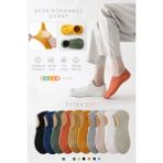 7 Çift Erkek Görünmez Yazlık Sneakers Çorap - 40 - 44 - Çok Renkli
