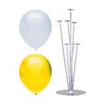 7 Çubuklu Balon Standı + 100 adet balon ( Sarı - Beyaz )
