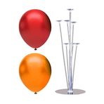7 Çubuklu Balon Standı + 50 adet balon ( Turuncu, Kırmızı )