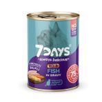 7 Days Taze Balık Etli 415 gr Yetişkin Kedi Konservesi