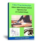 7 Den 77 Ye Herkes İçin Adım Adım Resim Çizimi Öğreten Kitap Seti (5 Fasikül Kitap)