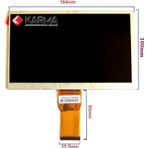 7" inç 800*480p 50pin (165x100mm HD) TABLET uyumlu LCD EKRAN, PANEL (Oto Teyp, Medikal Cihaz Lardada kullanılır)