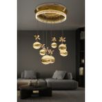 7 Li Eliza Top Modern Sarkıt LED Avize - 2 - Gold
