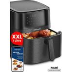 7 Litre Geniş Xxl Dokunmatik Airfryer Sıcak Hava Fritözü, Sıcak Tutma Özellikli - Ahşap