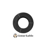 7 Metre Öznur 6 Mm Solar Kablo H1z2z2-k Siyah Fotovoltaik