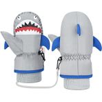 7-Mi Çocuklar Kayak Eldivenleri Kış Sıcak Rüzgar Geçirmez Kar Eldivenleri Kızlar için 4-6 Yaş