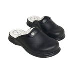 7 Noktalı Ortopedik Unisex Doktor-Aşçı Sabo Terlik Siyah