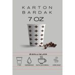 7 Oz Store Karton Bardak 7 Oz 3000'LI