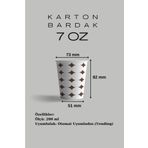 7 oz Store Karton Bardak Adet: 1000