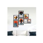 7 Parça Çerçeve Görünümlü Mdf Tablo Seti