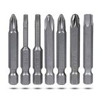 7 PARÇA Klytek Bits Uç Seti Vidalama Uçları Düz Yıldız Torx