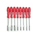 7 Parça Lokma Tornavida Seti 6-7-8-10-12-13-14 no Lokma Uçlara Sahip Chrome Vanadium Çelik'ten