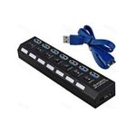 7 Port Usb 3.0 Çoklayıcı Çoğaltıcı Hub Çoklu Cihaz Çoklama Bilgisayar