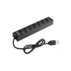 7 Port Usb Hub - On/off Switch Işıklı - Usb Çoklayıcı - Chipli