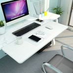 7 Renk Ergonomik Ahşap Klavye Tepsi Masa Genişletici Kolçak Raf Katlanabilir Metal K Braketi Yerden Tasarruf ve Konfor için Kurulumu ve Kullanımı Kolay