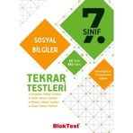 7. Sınıf Bloktest Sosyal Bilgiler Tekrar Testleri Tudem Yayınları