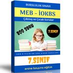 7. Sınıf Bursluluk Sınav Soruları - En Çok Çıkan Soruları