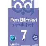 7. Sınıf Fen Bilimleri Yaprak Test Nitelik Yayınları
