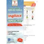 7. Sınıf İngilizce Yaprak Test - Blok Test Komisyon