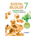 7. Sınıf Sosyal Bilgiler Kazanım Odaklı Soru Bankası Tudem Yayınları