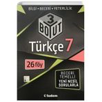 7. Sınıf Türkçe 3 Boyut Soru Bankası Tudem Yayınları