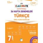7. Sınıf Türkçe 36 Hafta Denemeleri Classmate