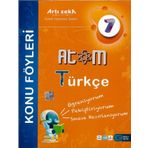 7. Sınıf Türkçe Atom Konu Föyleri-Artı Zeka Yayınları