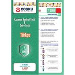 7. SINIF TÜRKÇE TESTLERI 36 ADET KKT & 16 ADET ÖT - KOMISYON